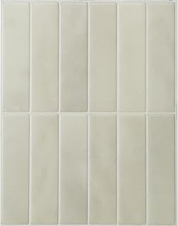 SMART TILES Peel and Stick Backsplash - 5 Sheets of 11.43" x 9" - 3D Adhesive Peel and Stick Tile Backsplash for Kitchen, Bathroom, Wall Tile