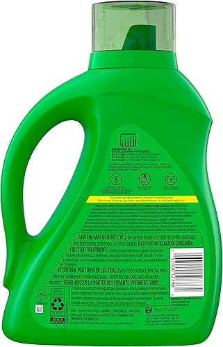 Miniatura 2 de Gain + Aroma Boost - Detergente líquido para ropa, original, 2,95 L, (paquete de 4)