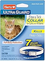 Hartz UltraGuard Flea & Tick Collar for Cats & Kittens - 7 Months Kill/Repel Protection, Water-Resistant, Breakaway Safety