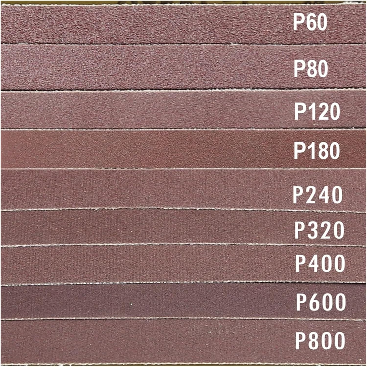 10Pcs 762x25mm Aluminum Oxide Sanding Bands For 1x30 Inch Belt Sander Woodworking Metal Polishing(White P1000)
