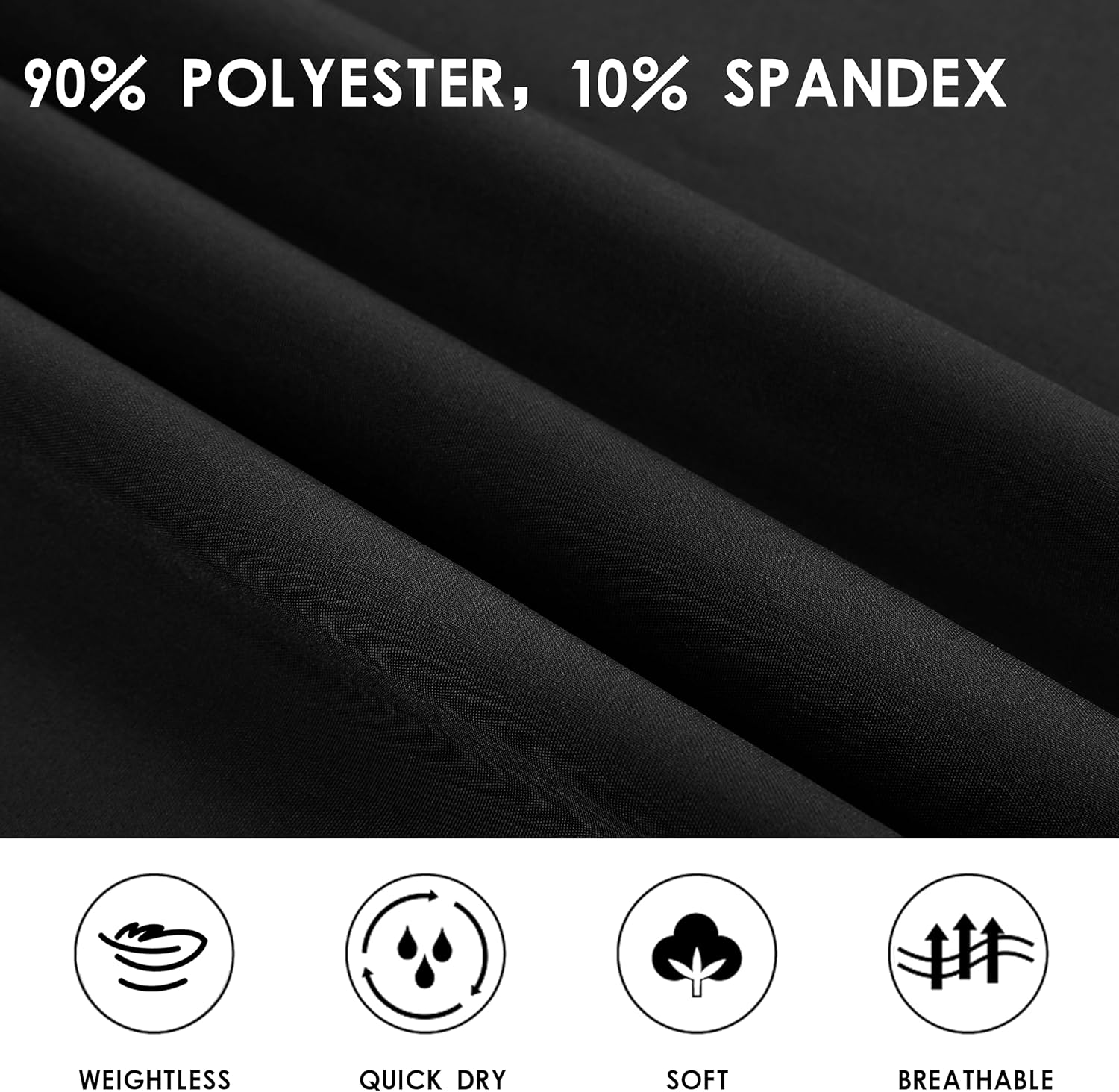 Womens Mid Waisted Dolphin Athletic Shorts for Women 4" Lightweight High Split for Gym Workout with Liner Quick Dry - Image 5