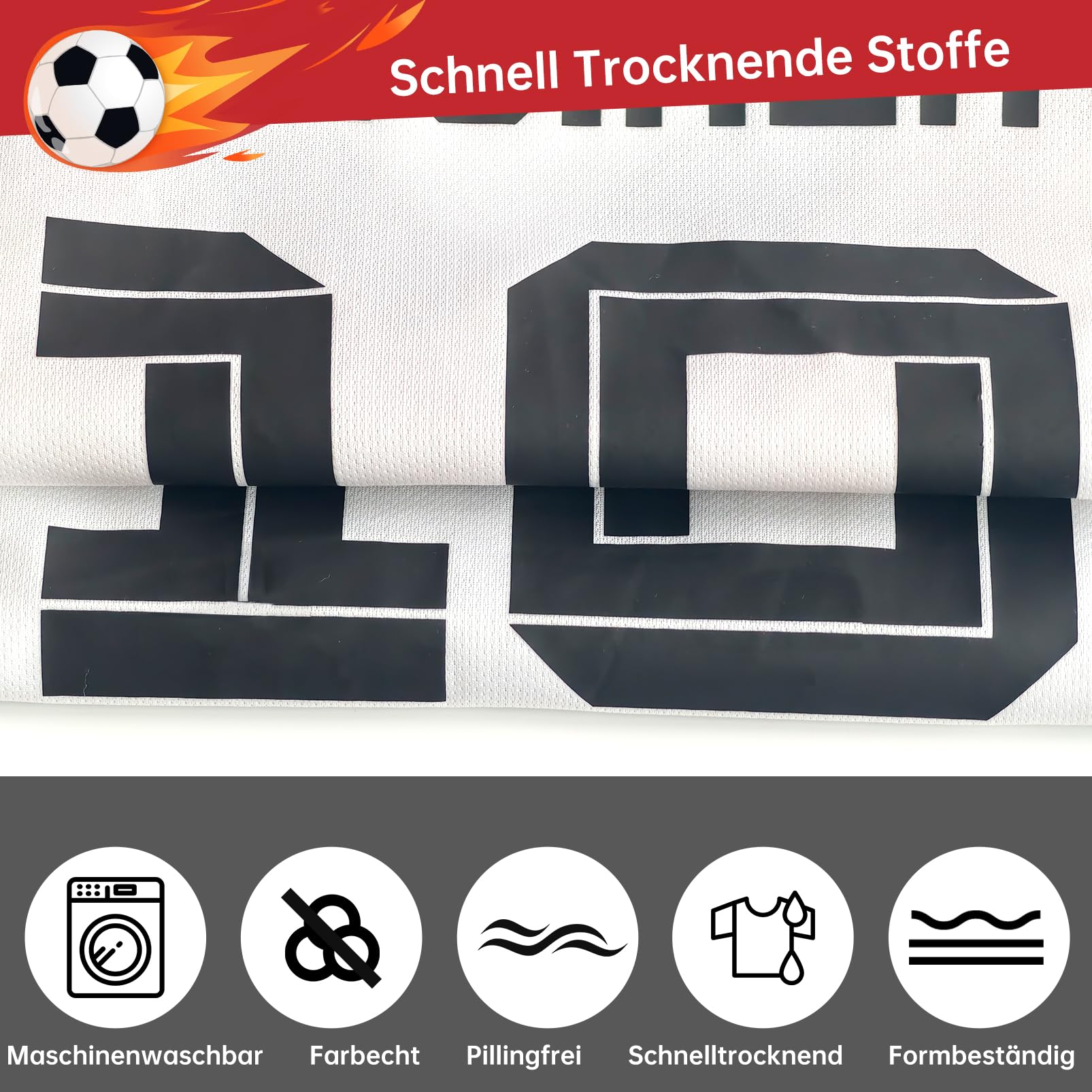 Fussball Trikot Kinder Set, WM 2026 Heim Nummer 10 Fußballtrikot für Jungen & Mädchen von 6-13 Jahren, Atmungsaktives Schnelltrocknendes Fußball-Trainingstrikot mit Kurzarm Shorts Socken, Weiß