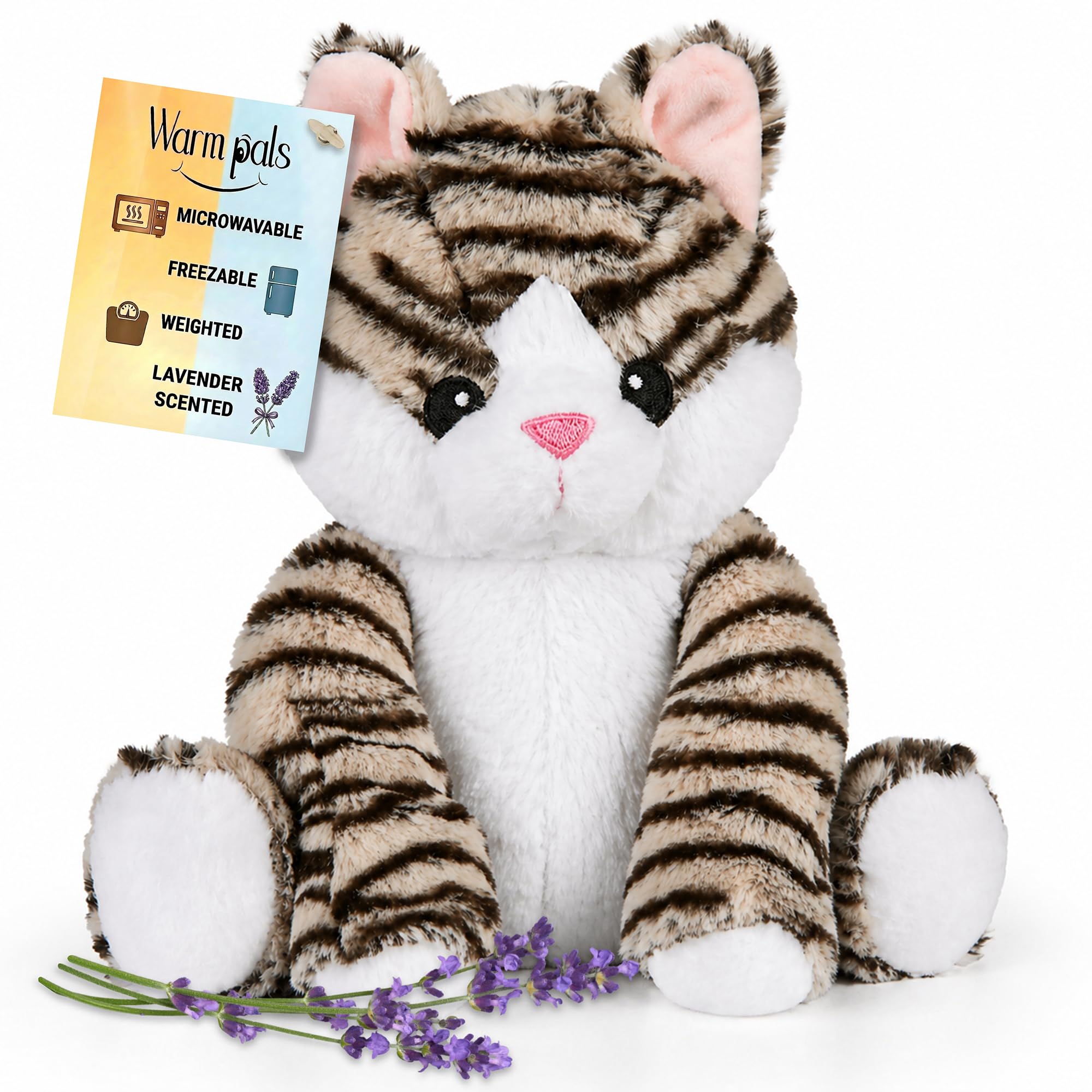 Amazon.com: Kiki Kitten - Microwavable & Weighted Plush Stuffed
