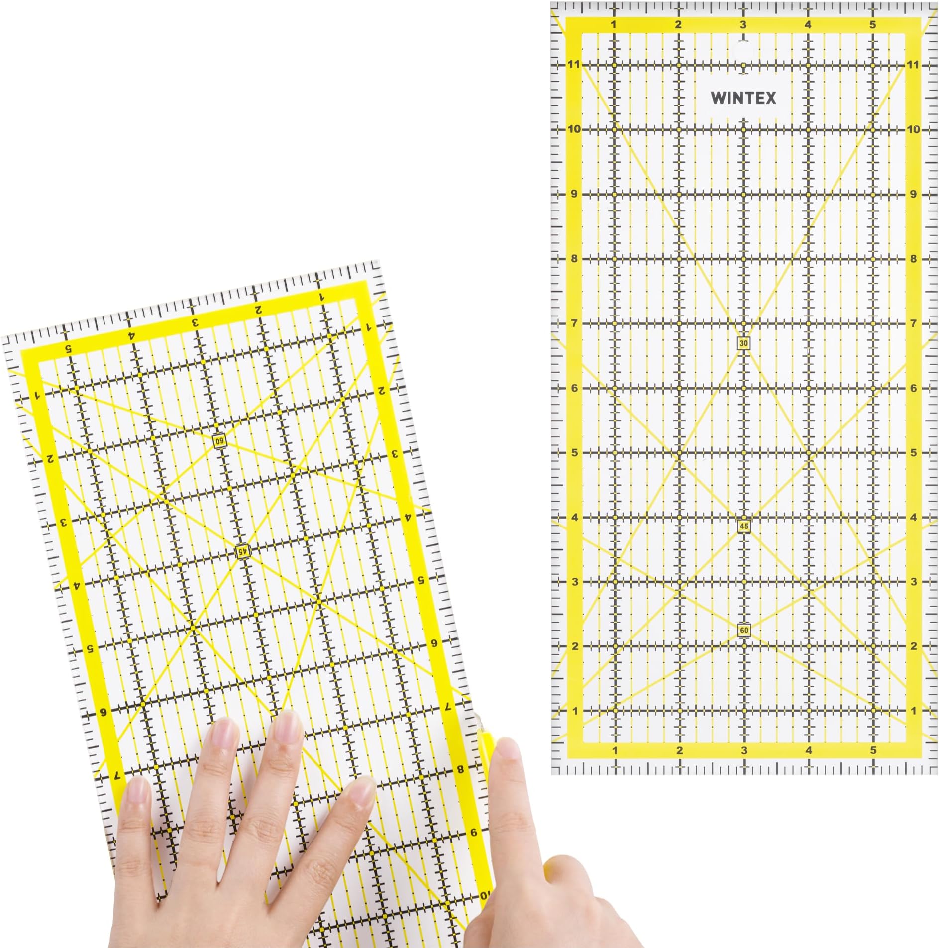Amazon.com: WINTEX Acrylic Sewing Ruler 6 x 12