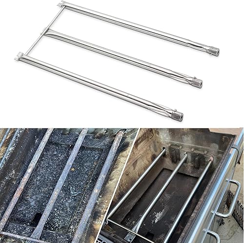 Miniatura 7 de Parrilla para parrillas Weber Spirit Spirit 200, 300, Spirit II 200, 300, Spirit E210, E310, 17.5 "x 11.9" Rejillas de cocina de hierro fundido para