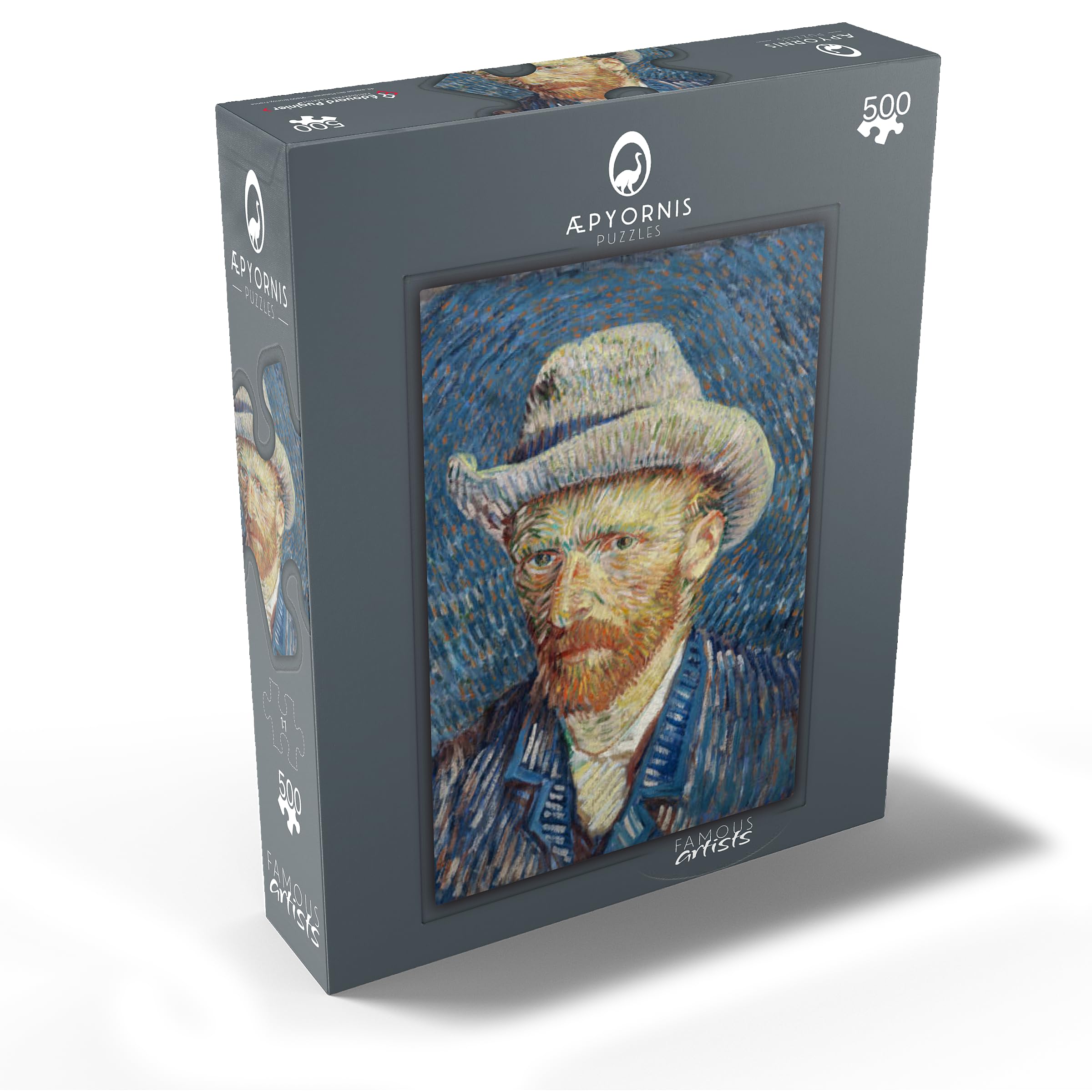 Van Gogh Selbstporträt Puzzle – 500 Teile Premium-Puzzle Aus Klimakompensierter Herstellung