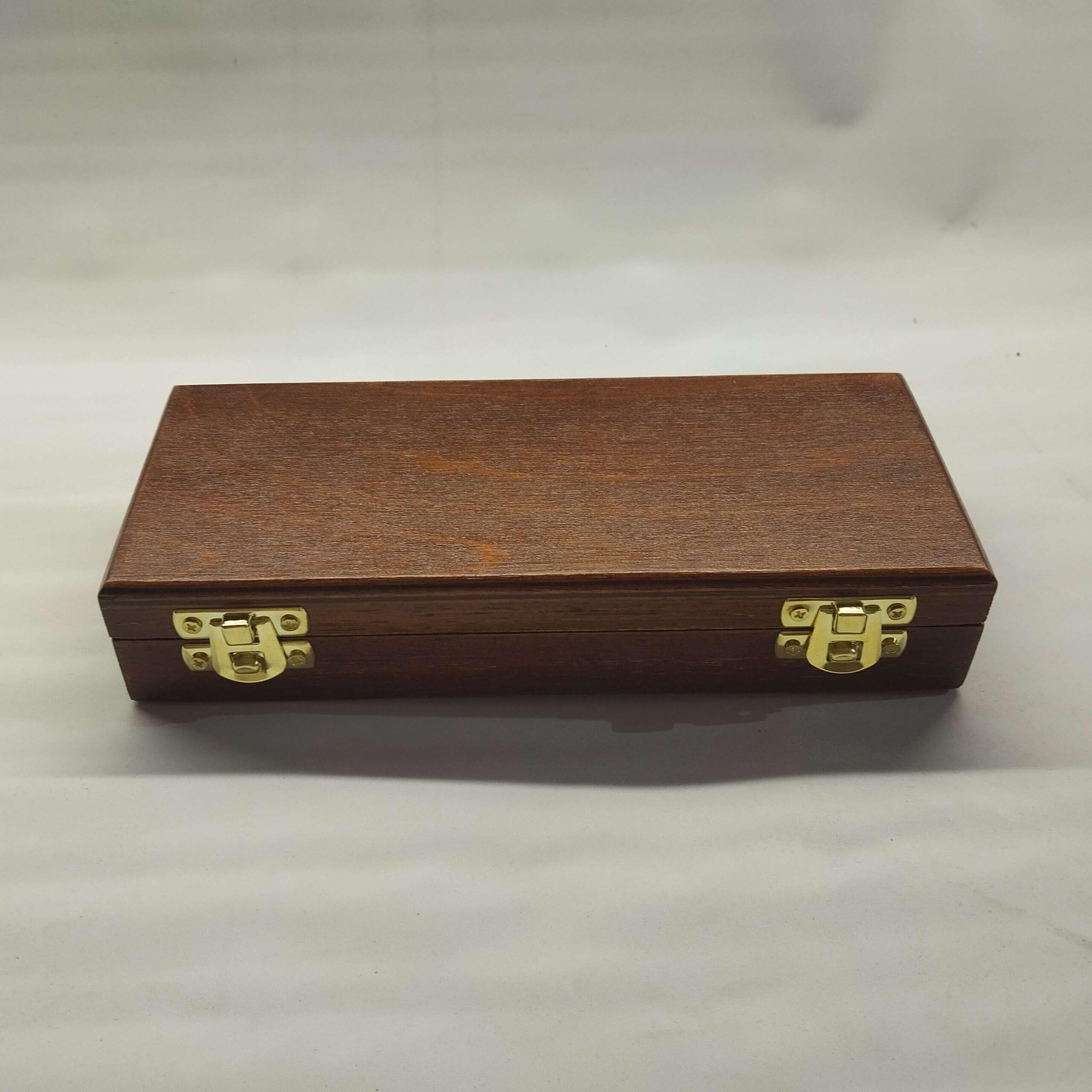 Caja para Monedas y medallas de Madera Artesanal con Terciopelo, 3 Compartimentos de 50x50 mm, Estuche numismática coleccionista