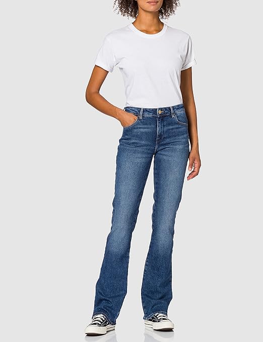 vans with bootcut jeans