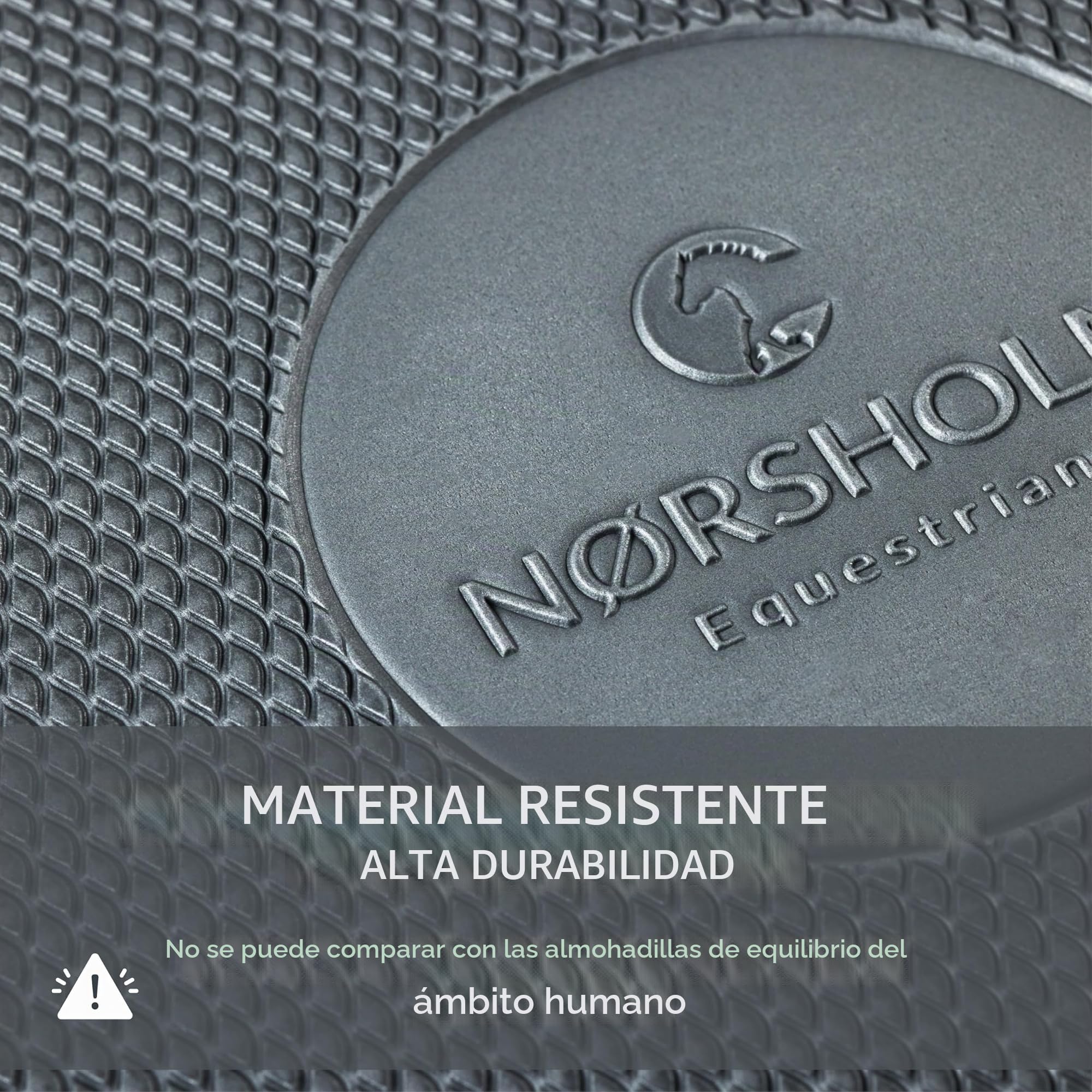 Juego de 2 almohadillas de equilibrio para caballos, accesorios para el trabajo en el suelo con caballos, 2 almohadillas de equilibrio para entrenamiento variable y empleo para