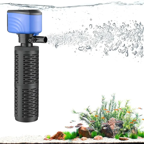 Aulofee 50-150 Gallon Aquarium Filter, Internel Fish Tank Filters, Submersible Turtle Tank Filter for Large Tanks, Whisper Filter, Saltwater & Freshwater
