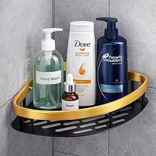 1 PCS Bathroom Shelf for Wall | Bathroom Organizer Without Drill | Self Adhesive Corner Shelf for Bathroom Or Washroom Organizer - Bathroom Accessorie