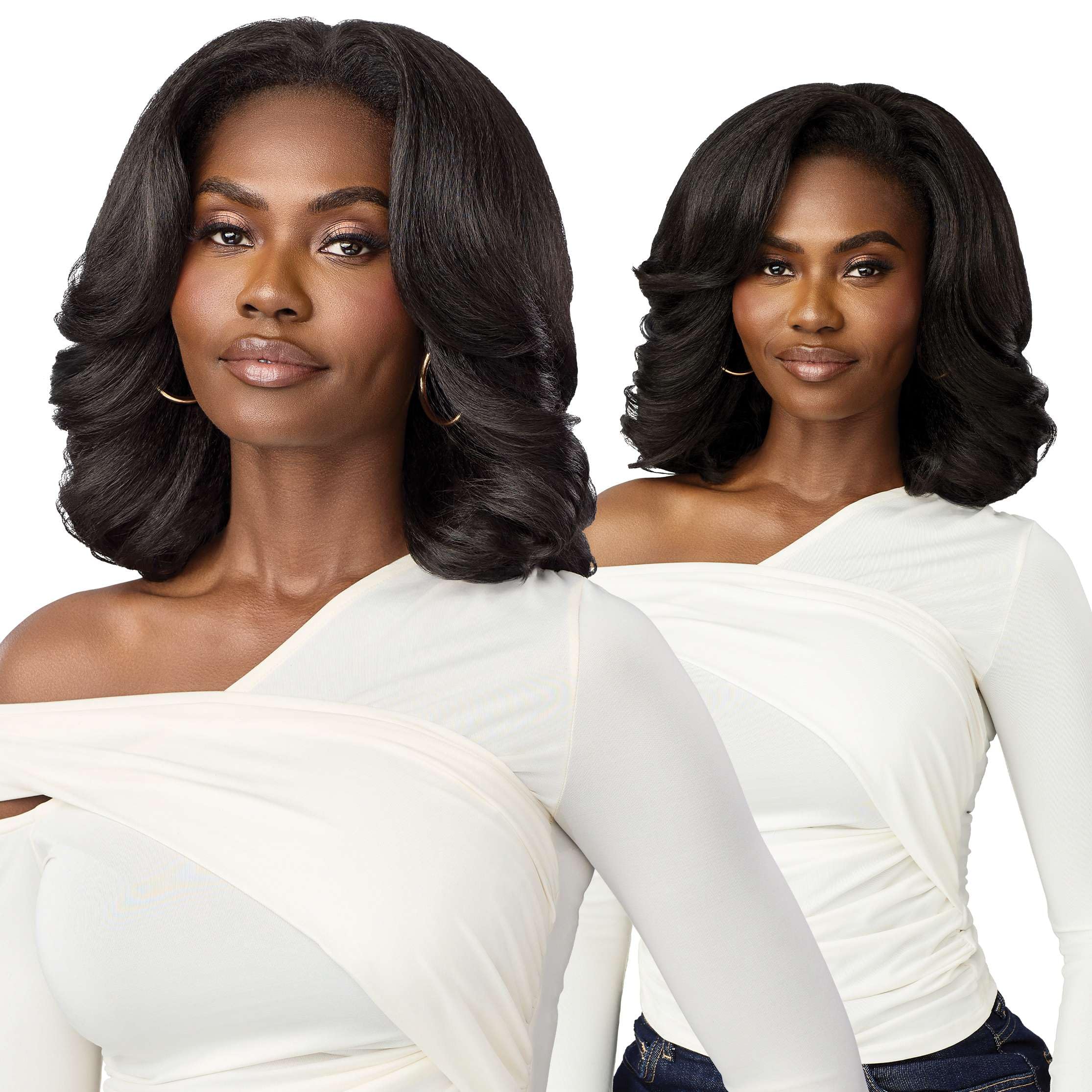 Outre Quick Weave Synthetic Half Wig - Sonata (OFF BLACK 1B)