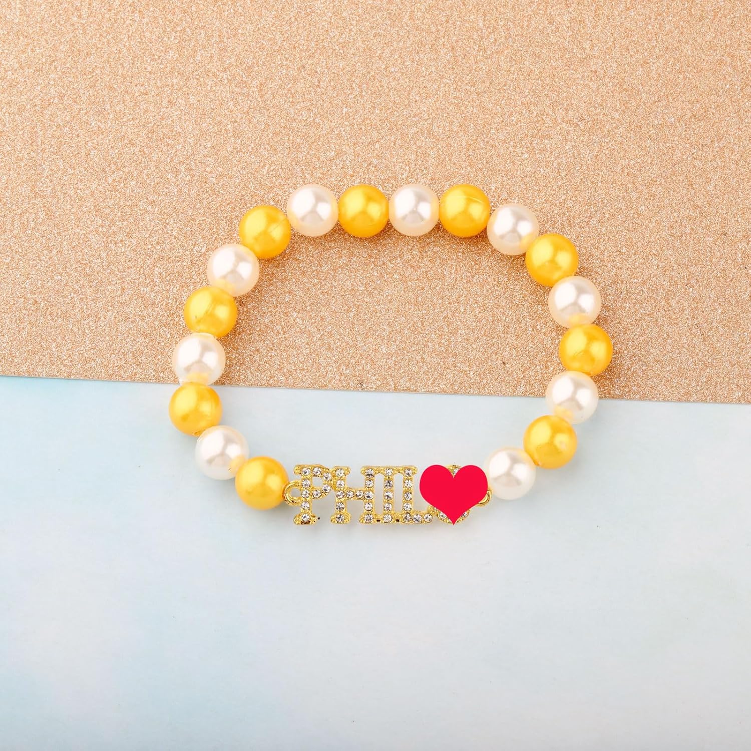 CENWA Greek Sorority Bracelet Gift Sorority Beads Bracelet Graduation Jewelry Gift for Women - Image 7