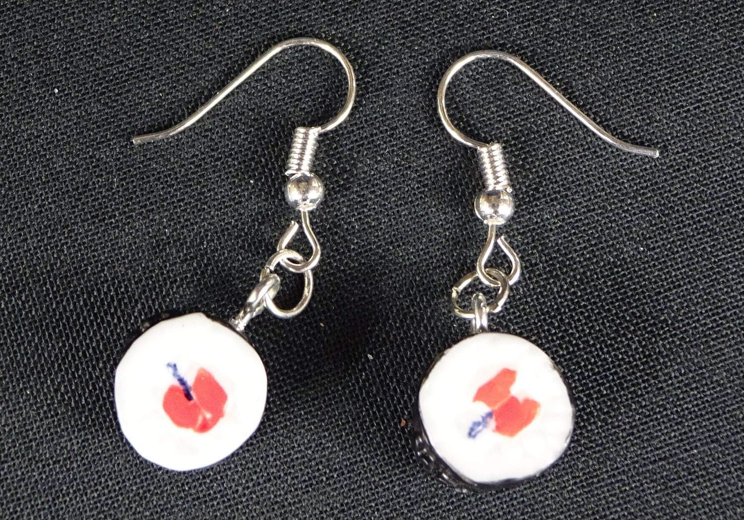 Sushi Earrings Miniblings Maki Fish Japanese Dining Japan Kitchen