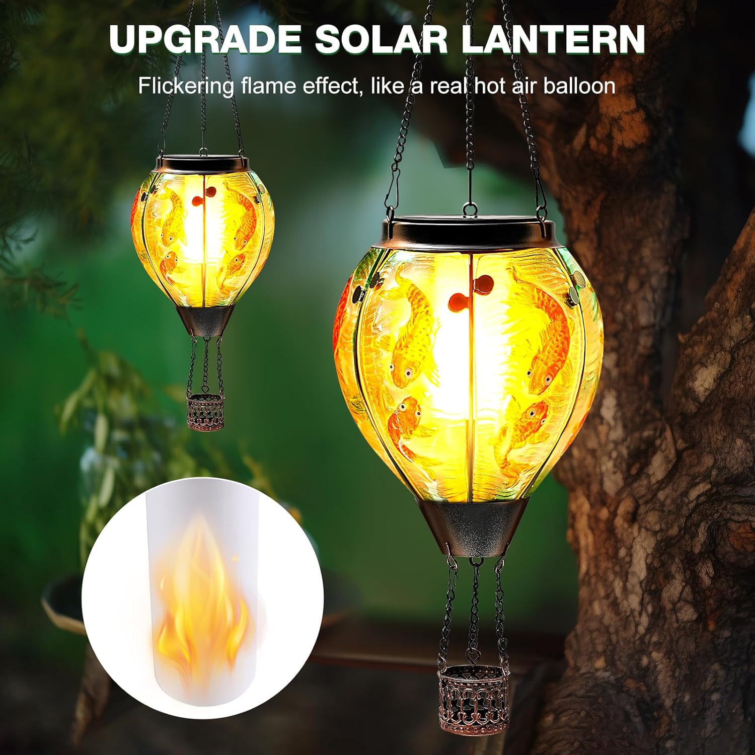 Illuminate Your Outdoors: The Enchanting Solar Hot Air Balloon Lantern Review