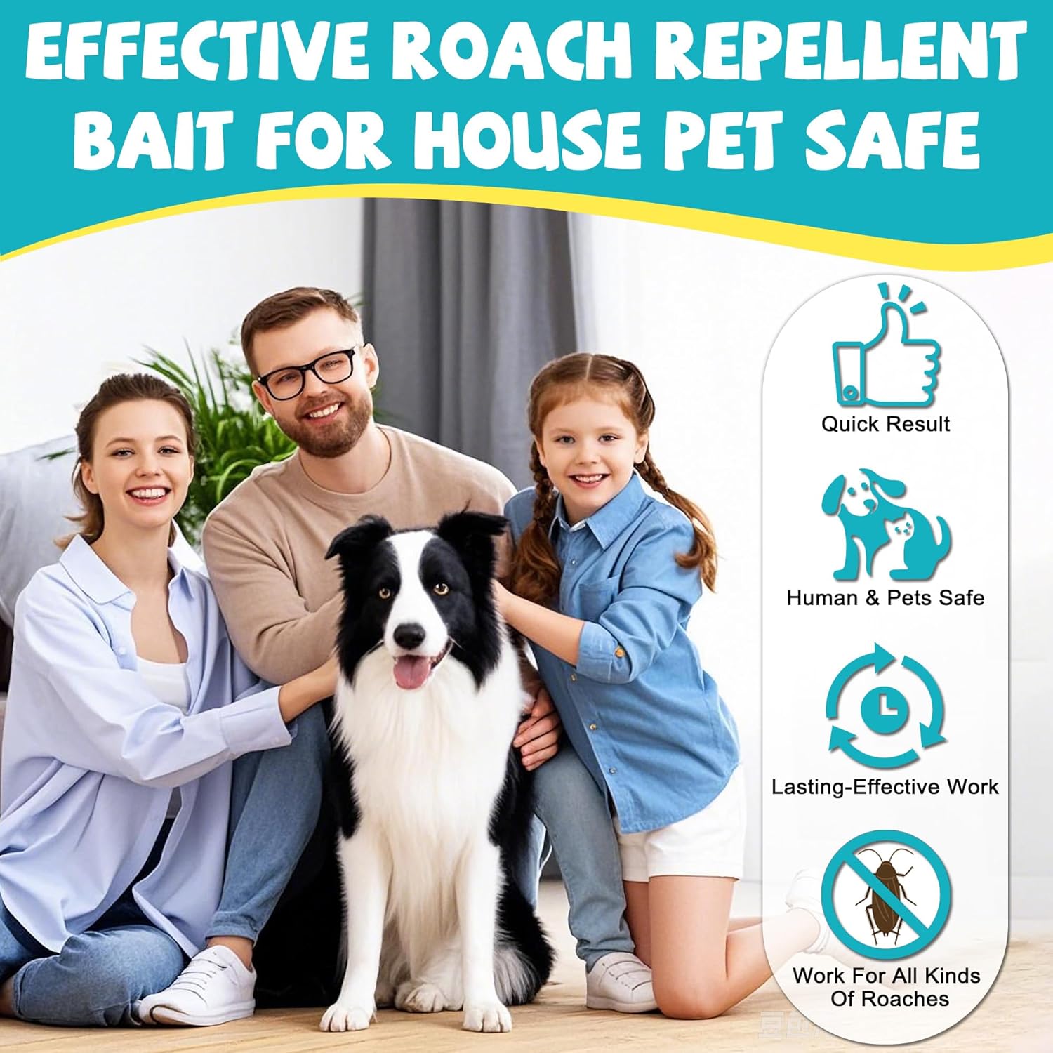 Quick & Easy Cockroach Control: 16 Pack Gel Bait for a Roach-Free Home