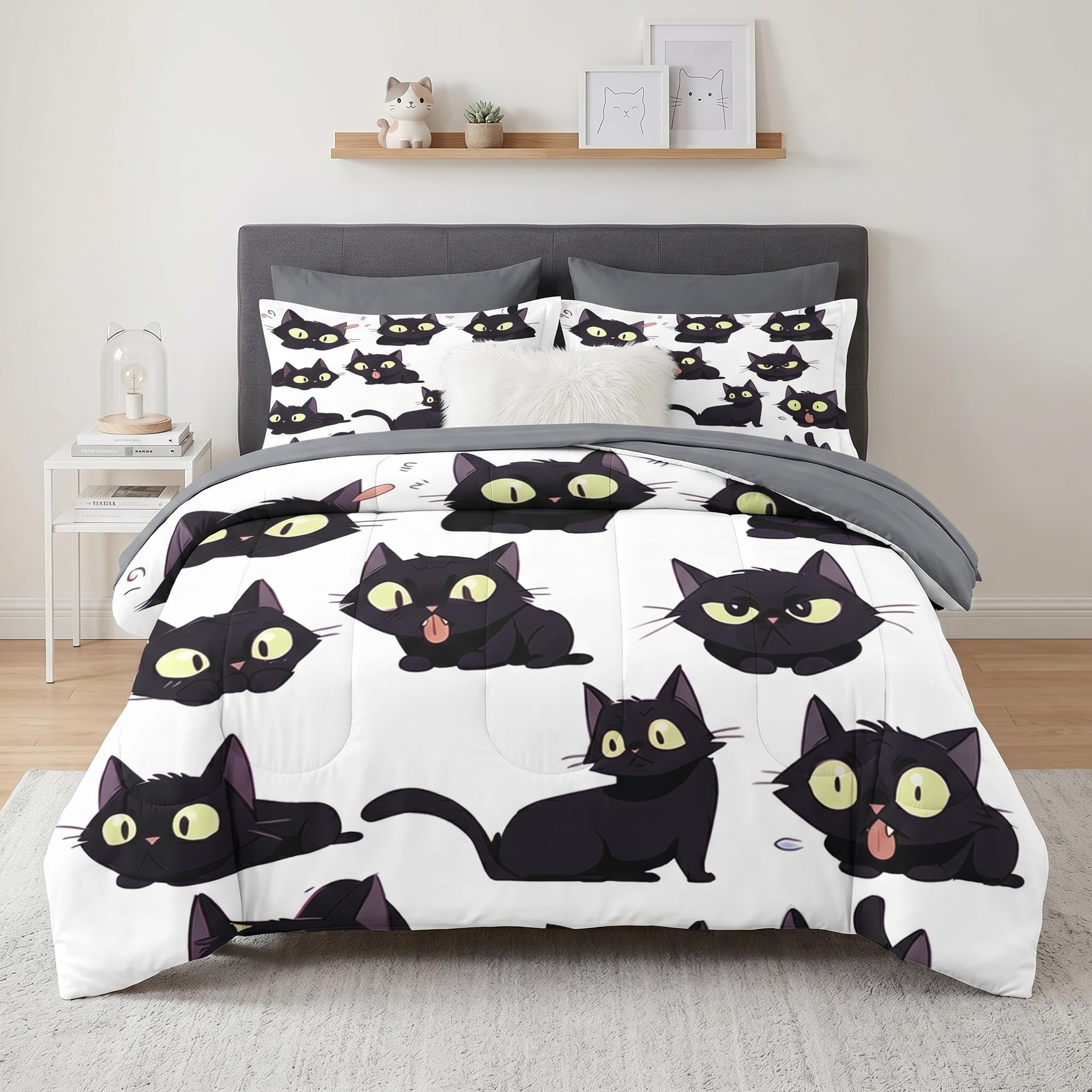 Amazon.com: Pamnest Twin Comforter Set with Sheets, 5 Pieces Cute