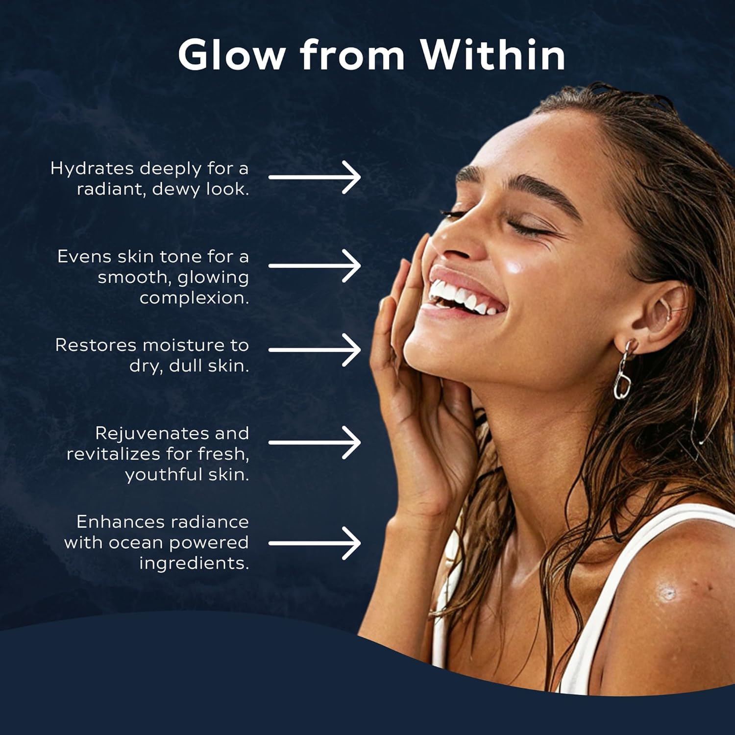 Neptune Skincare 3-Piece Bundle | Fresh Water Cleanser, Deep Sea Hydrate Moisturizer & Black Sea Mud Scrub | Deep Cleansing, Hydrating & Exfoliating | 100% Natural, EWG Verified | For All Skin Types - Image 7