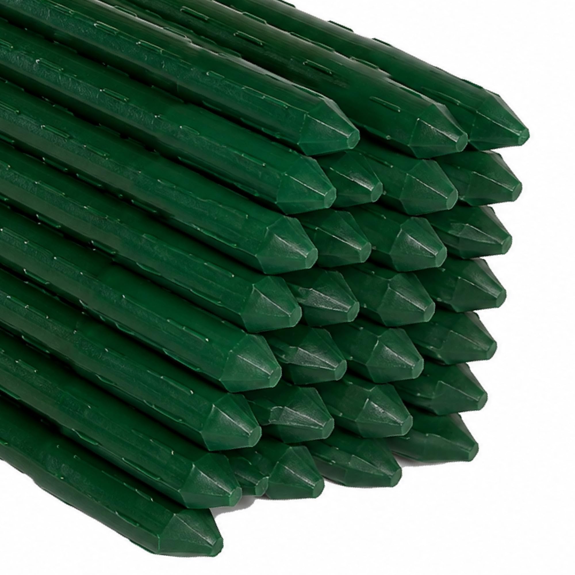 25 Paletti in Acciaio per Piante e Orto – Bastoni di Supporto Resistenti per Rampicanti, Recinzioni e Tutori Giardino – Stecche per Piante Varie Misure - 180 cm – Ø 16 mm