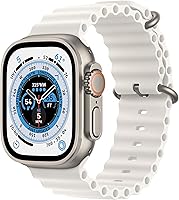 Vista 19 de Apple Watch Ultra [GPS + Celular 49 mm] Caja de titanio con correa Orange Alpine Loop, Mediana (Renovada)