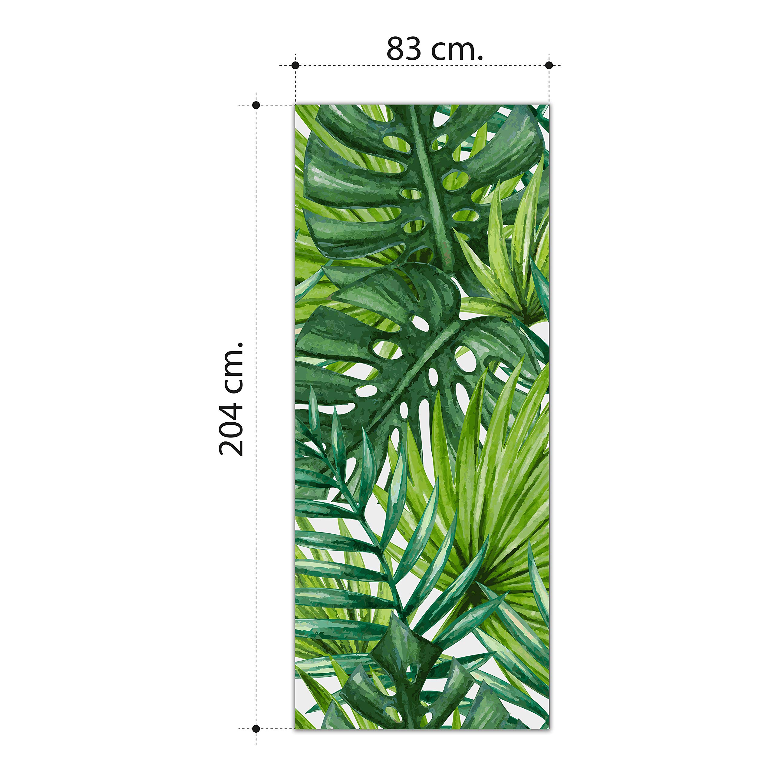 MEGADECOR Klebefolie fr Tren, dekorativ, Motiv: grne Pflanze,  Adan-Kordel, Monstera leckere : Amazon.de: Kche, Haushalt & Wohnen