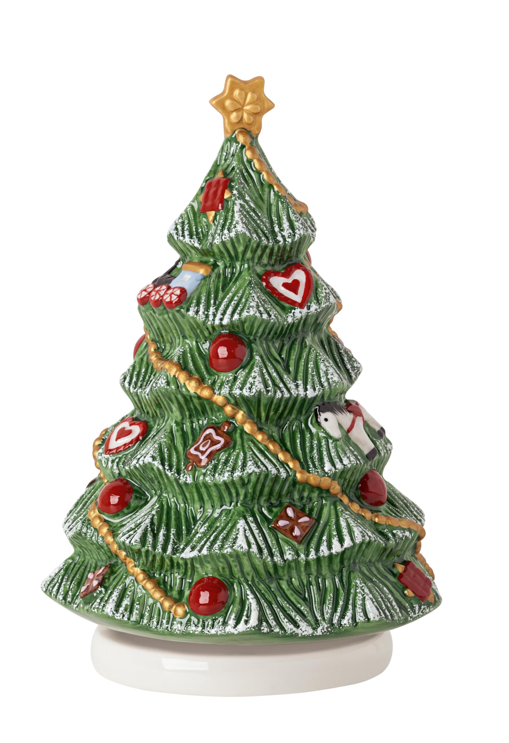 Villeroy & Boch - Nostalgic Melody, Christmas tree turning, 11 x 11 x 16cm, porcelain, multi-coloured, 14-8640-6307