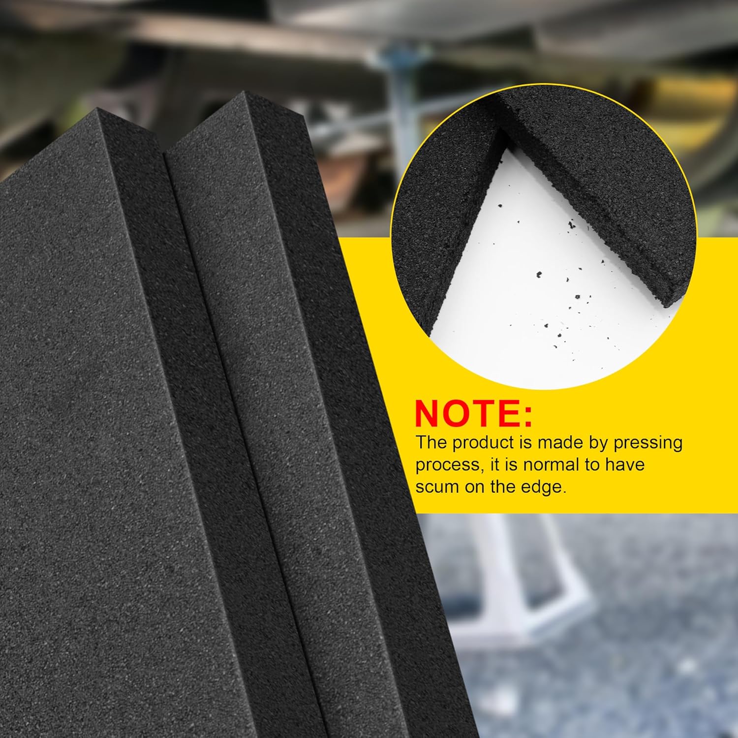 RV Rubber Stabilizer Jack Pads 2 Pack 12 x 12 x 0.75 Inch RV Leveling Block Flex Pads Non-Slip Jack Stand Pads for Trailer Travel Camper Accessories