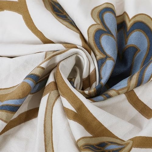 Miniatura 10 de SearchI - Funda de sofá elástica con estampado floral, 2 piezas, incluye funda de cojín independiente, protector lavable para muebles de sala de