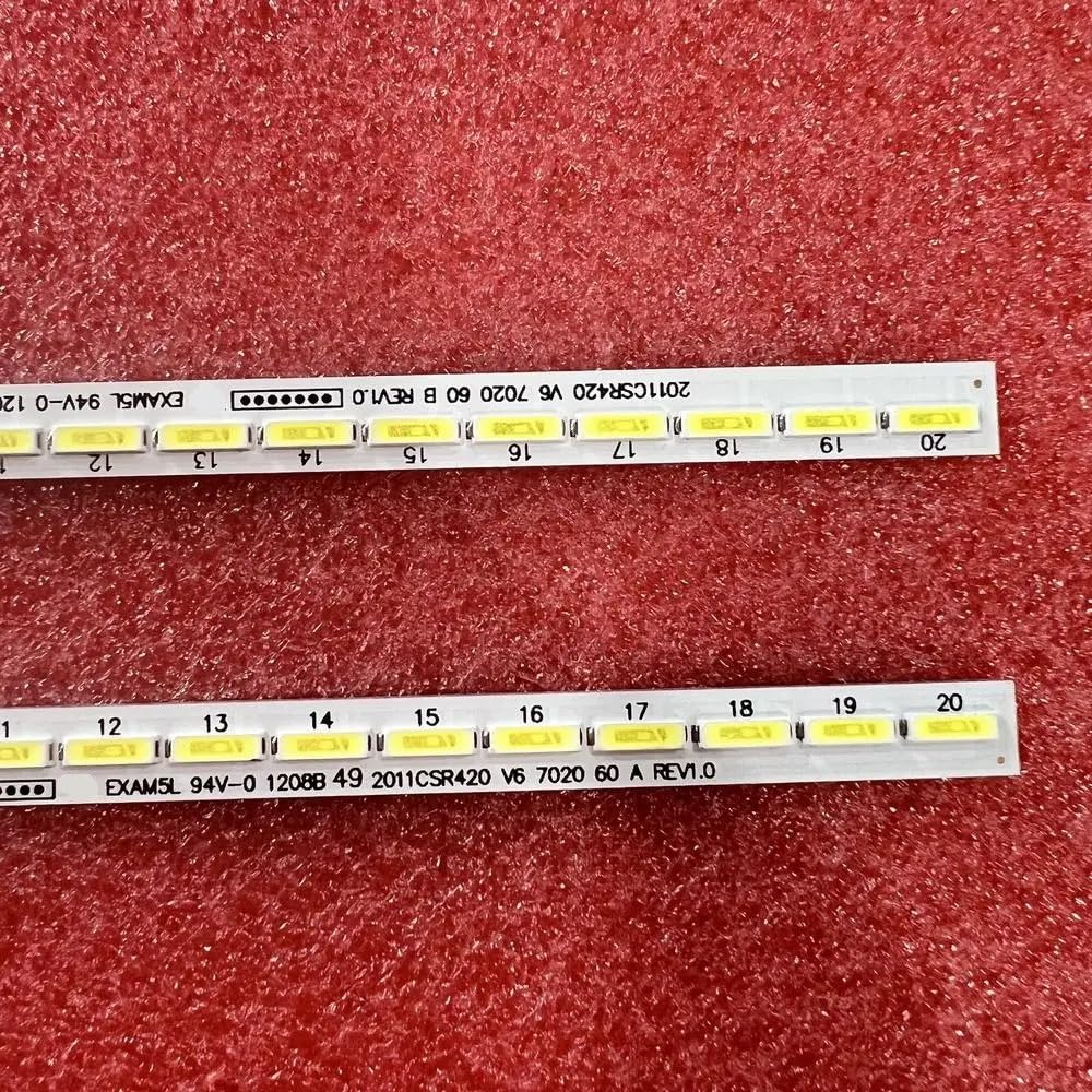 Tira de retroiluminación LED compatible for televisores LEM4289F, 42E65, 42E61HR, 2011CSR420V6, 7020, 60, SEL420V6-S00A(2 Kit For 2 TV)