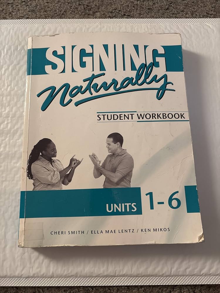 JBA　OFFICIAL　DVD & TEXT Amazon.com: Signing Naturally: Student Workbook Units 1-6