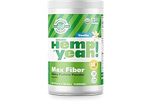 Hemp Yeah! Organic Max Fiber Protein Powder: Plant-Powered Nutrition for a Healthy Lifestyle
