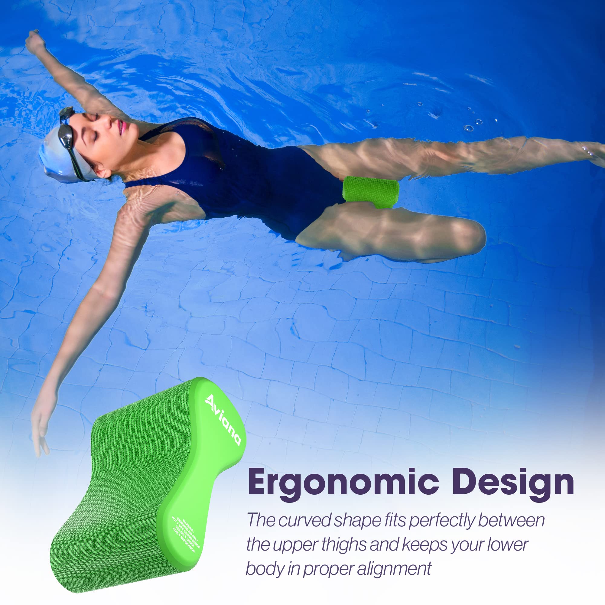 Schwimmboje für Erwachsene, Grün