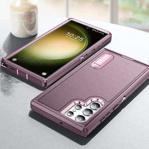 Miniatura 134 de BaHaHoues Funda para Samsung Galaxy S23 Ultra con soporte integrado, a prueba de golpes y caídas de grado militar para Galaxy S23 Ultra 5G