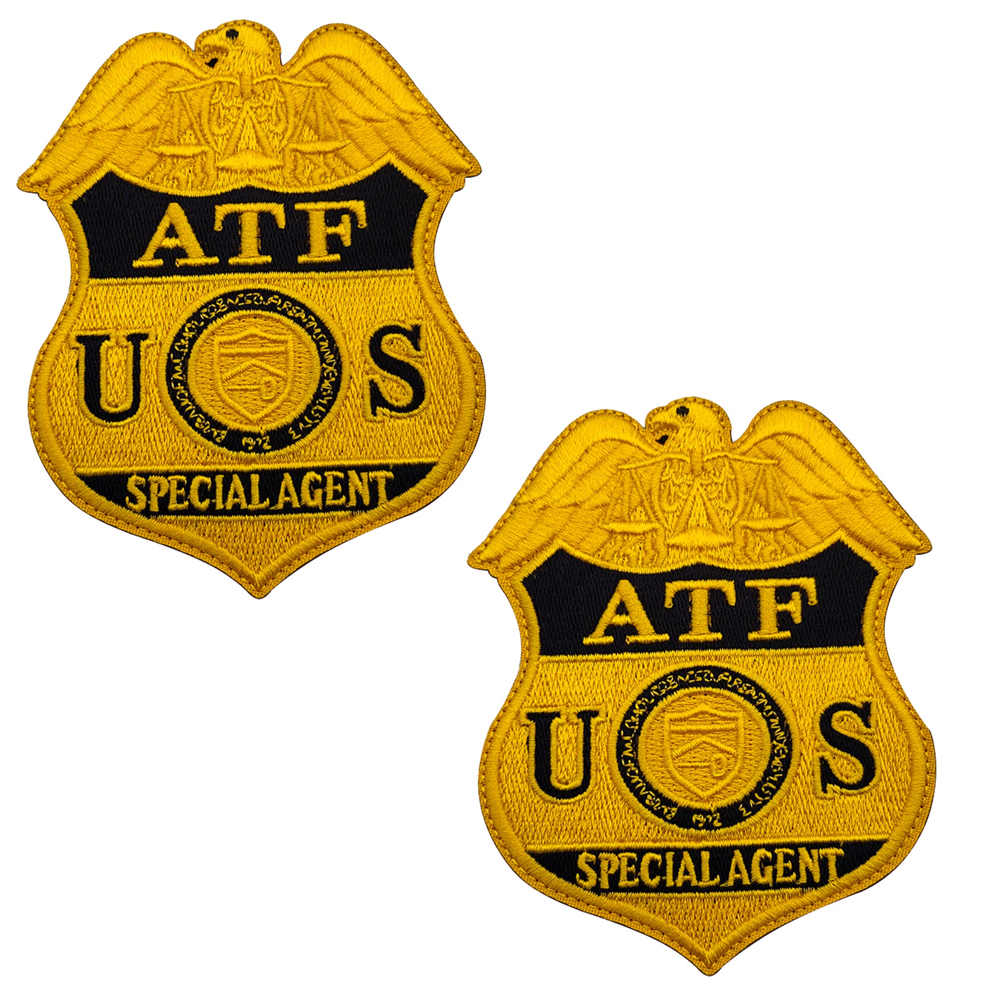 ATF SPECIAL AGENT ポリスバッジ United States US ATF Special Agent Embroidered Appliques Fabric
