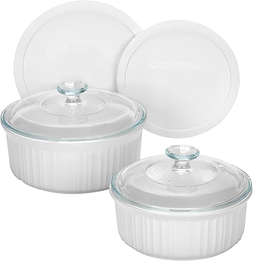 French White 6 Piece Baking Set