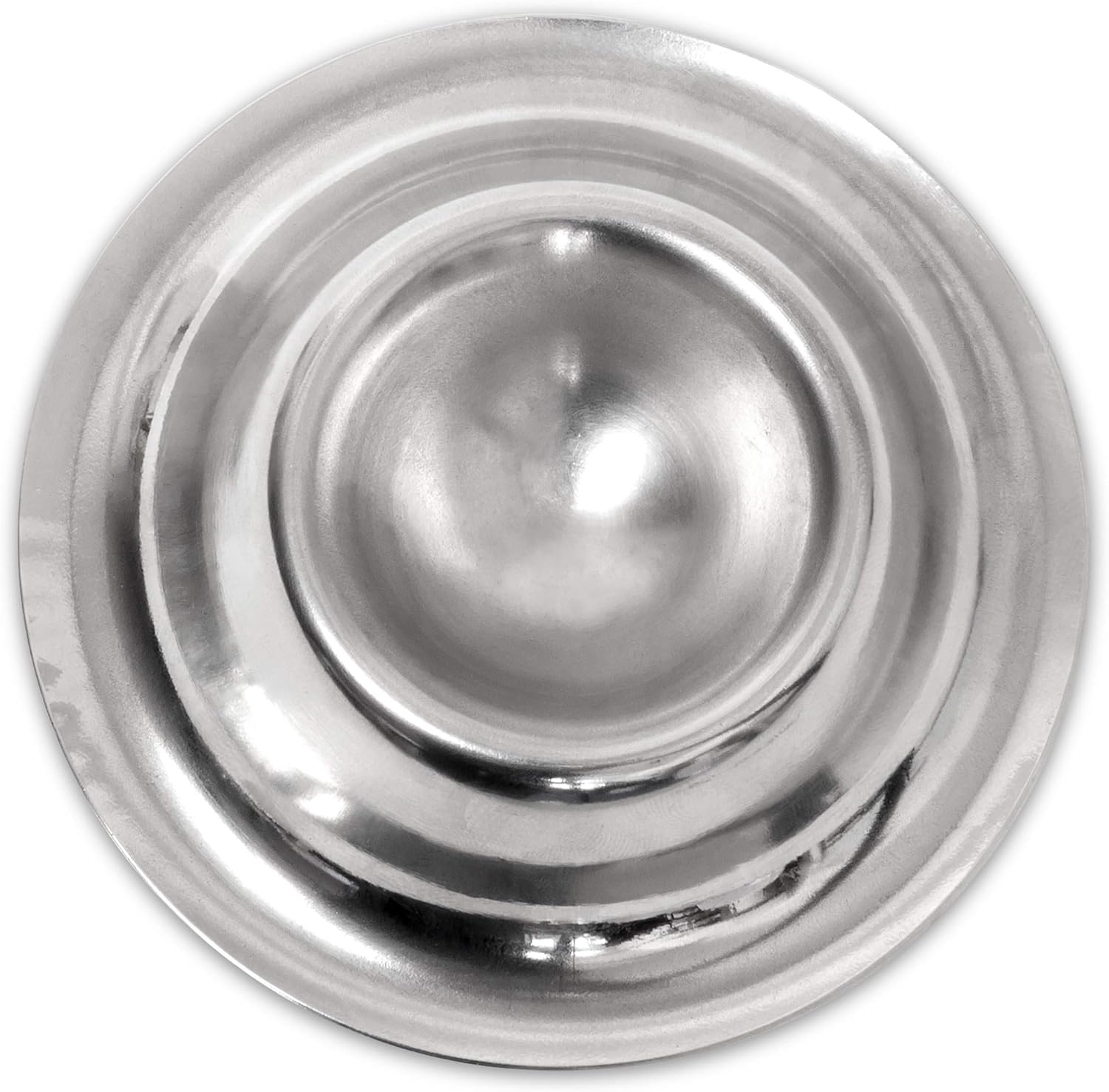 Relaxdays Stainless Steel Set of 4 Egg Cups, Four Egg Holders for Boiled Eggs, Breakfast Tableware