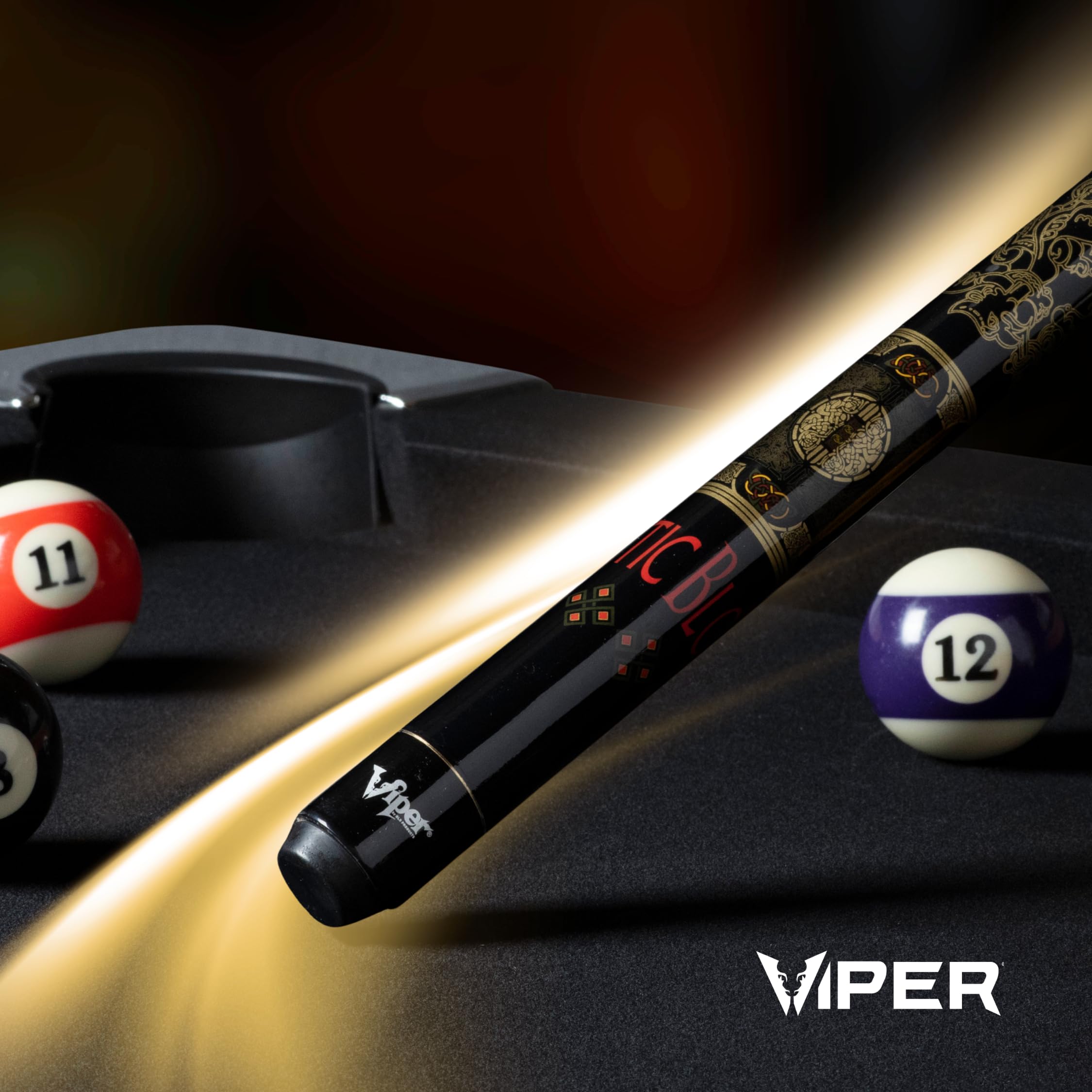 Viper Underground Billardqueue, 147,3 cm, 2-teilig, Keltisches Blut