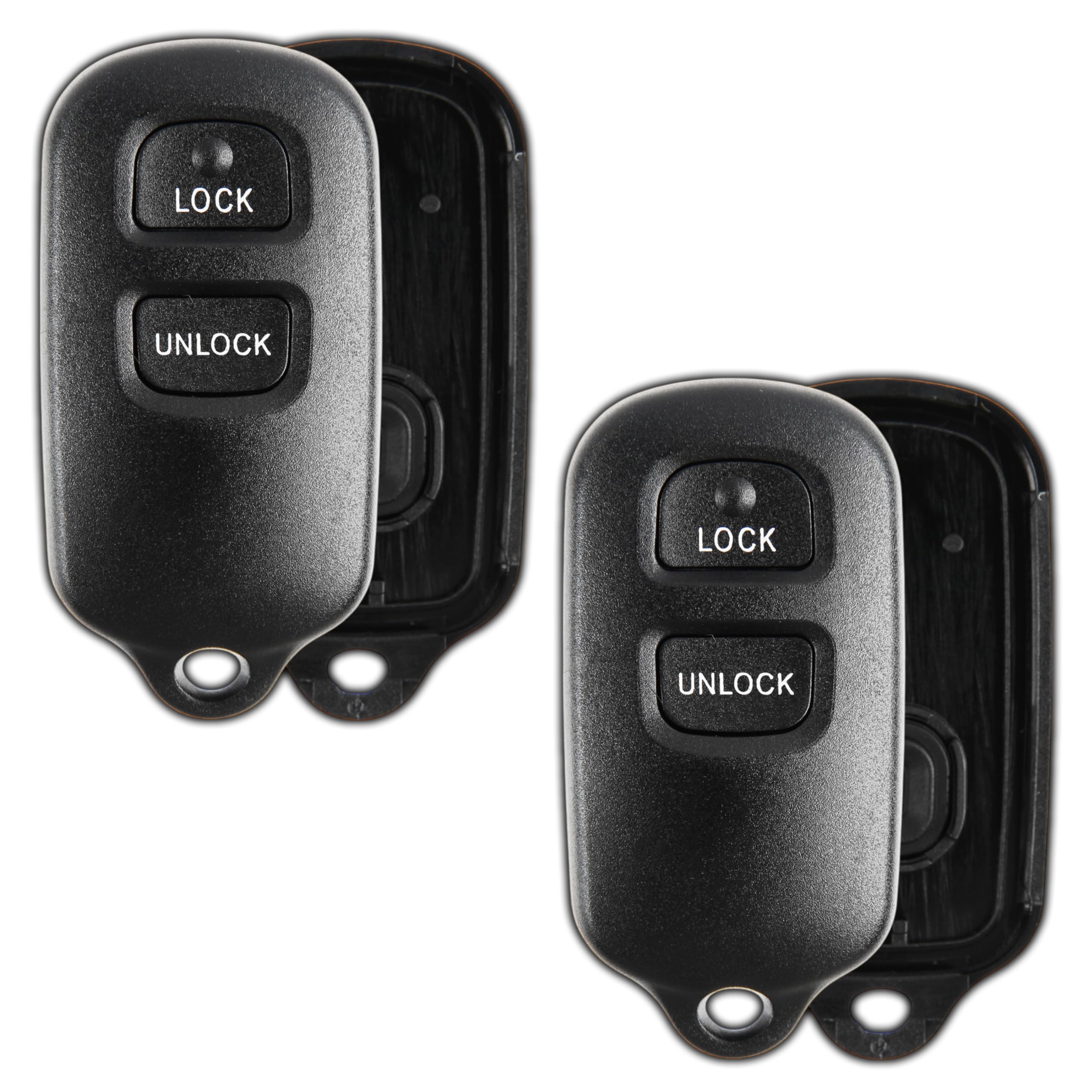 Keyless Entry Remote Key Fob Shell de repuesto para llaves automotrices x2 8
