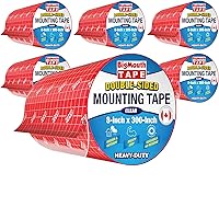 Vista 12 de Cinta de montaje de doble cara, cinta de pared, tiras adhesivas, cinta adhesiva de doble adhesivo, resistente, cinta transparente, cinta