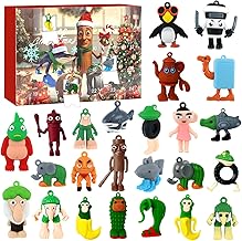 24 Pieces Italian Advent Calendar Brainrot 2025, Advent Calendar 24 Days Tralalero Tralala Figure Funny Toys Creative Ornaments for Friends Children Christmas Gift