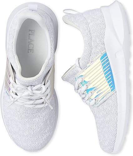 Miniatura 2 de The Children'S Place Zapatillas de correr casuales con cordones para niñas