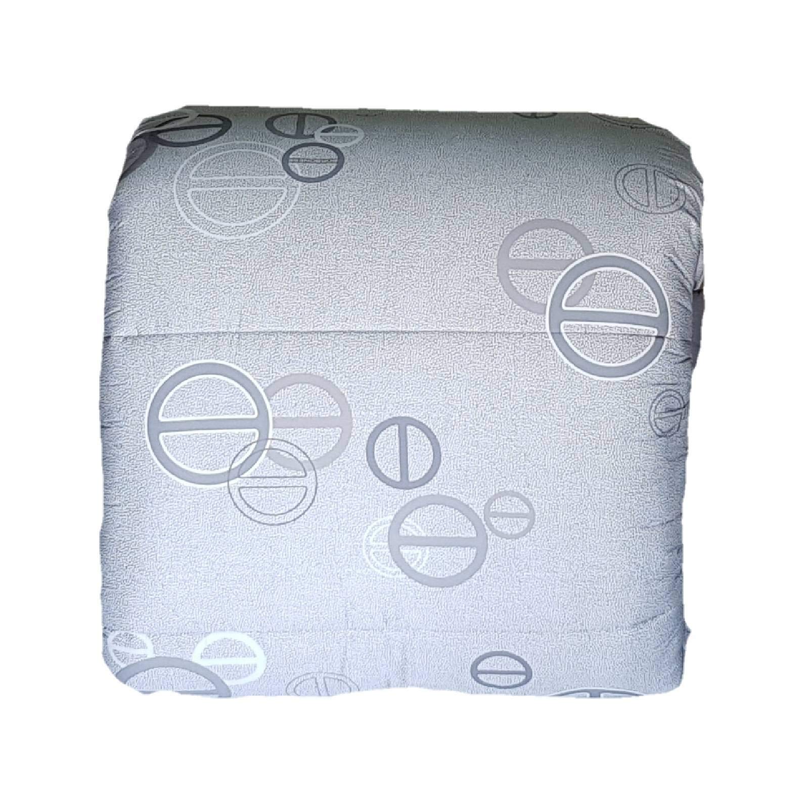 Couette d'hiver 270x270 cm Borbonese Club haut de gamme en gris