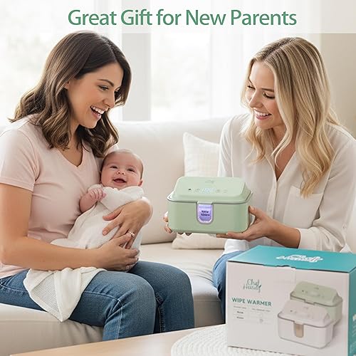 Miniatura 9 de Chefhandy Calentador de toallitas para bebés, calentador de toallitas y dispensador de toallitas húmedas para bebés con desinfectante de luz UV,