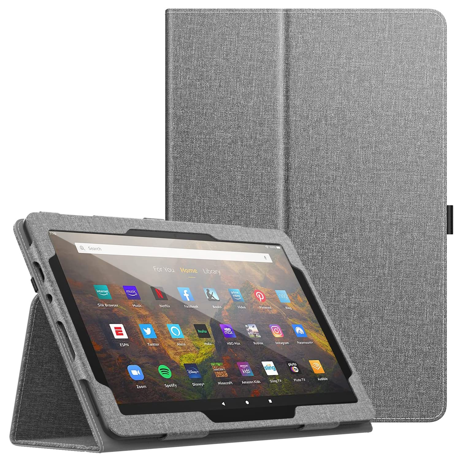 Amazon Fire HD 10 PLUS グレー 現行版 カバー付き Amazon.co.jp: 対応 Fire HD 10 ケース 2021 Dadanism Fire HD 10 PLUS