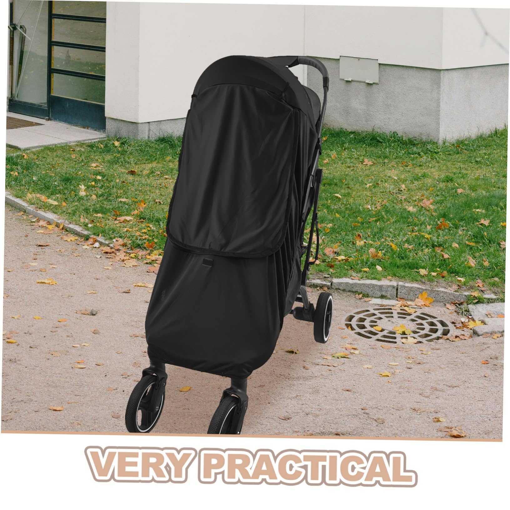 Kinderwagen Sonnenschutz Atmungsaktiv Uv-schutz Sonnendach Passend Leichter Babywagen Sonnenschutz mit Umfassender Abschattung Verstellbar für Spaziergänge und Reisen