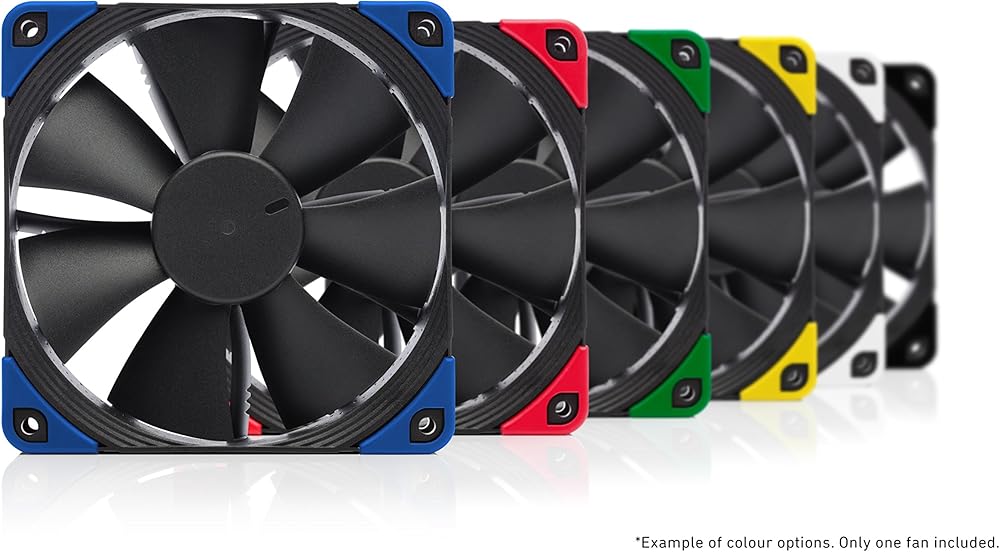 Noctua NF-F12 PWM chromax.Black.swap, Premium Quiet Fan, 4-Pin thumbnail 3
