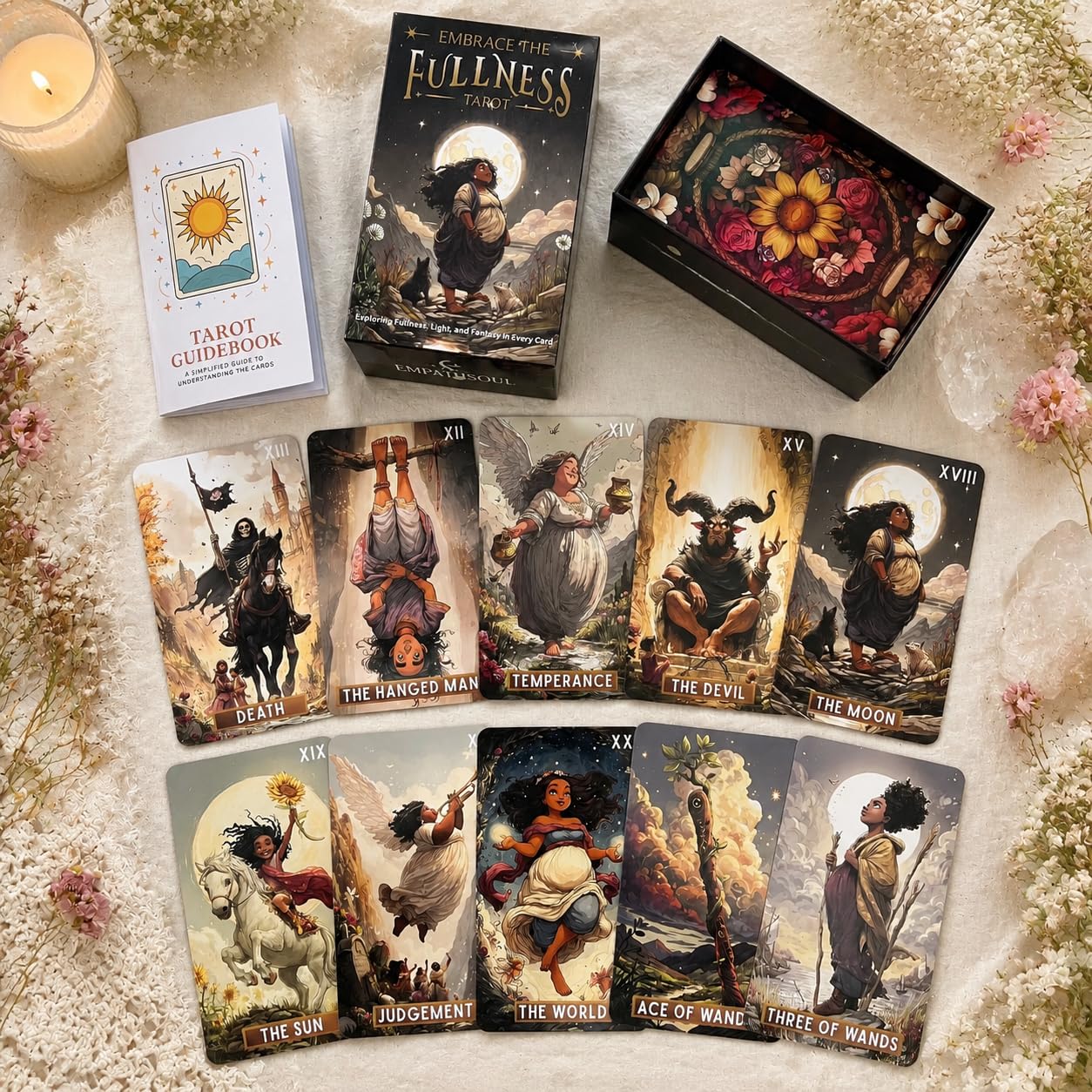 SOULGIST Fullness Tarot Deck, cartes de tarot avec guide pour débutants
