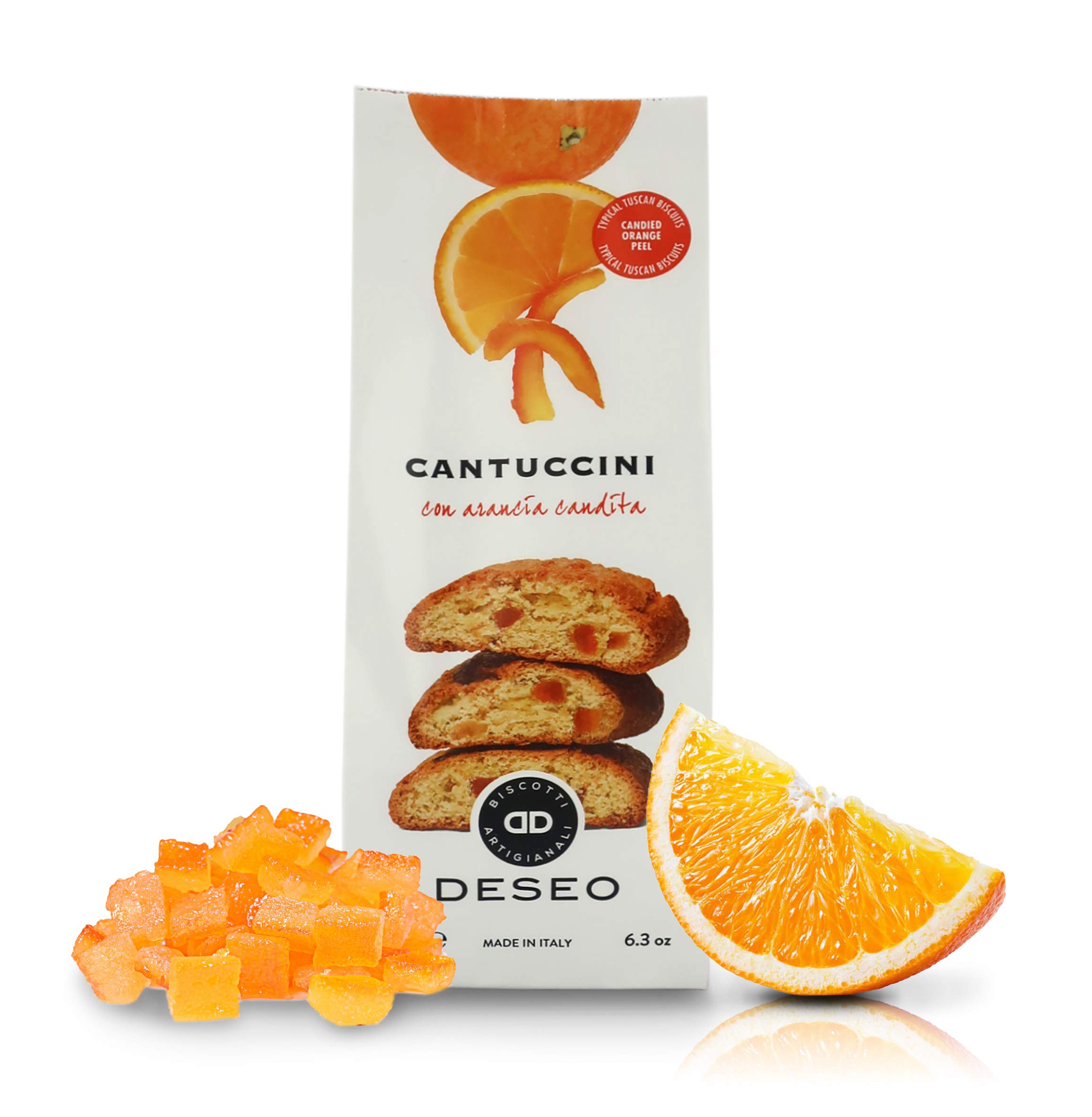 Buy Deseo 10 Packs of Cantucci Cookies with Candied Orange Peel