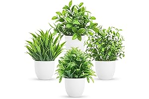 Miracliy Artificial Eucalyptus Faux Plants: Perfect Enhancement for Indoor Ambiance