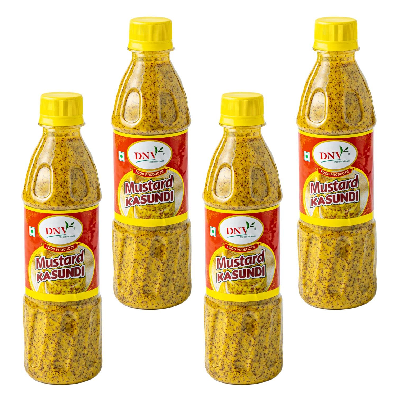 DNV Natural Bengali Kasundi Mustard Sauce | Pack of 4-350 grams Each